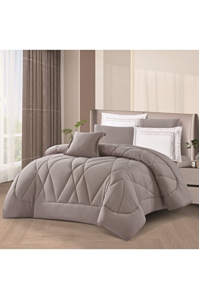 HOURS Horse 7-Piece Double Bed Set – Elegant Plain Design and Luxurious Softn...