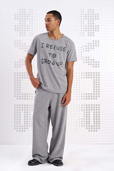 #vdr viadellerose Gray Melange T-Shirt Soccer