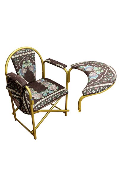 SUNDUS Islamic Prayer Chair with Kneeler – Foldable Muslim Salah Chair with B...