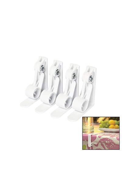 Greathings ملاقط أغطية الطاولات البلاستيكية والزنبركية من ميلودي هاوس وير M-4...