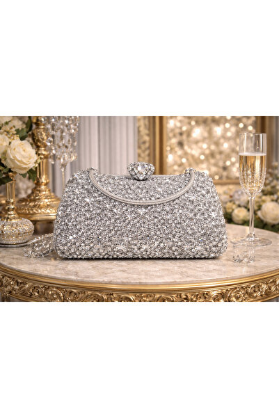 Luma Decor Gold Stylish Evening Dress Bag