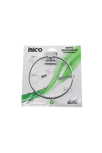 Greathings ІБІКО ВАННА КІМНАТА BNY-517 (КРУГЛА) МЕТАЛ (ПОЛОТЕНЦЕВНИК) (КЛЕЙОВ...