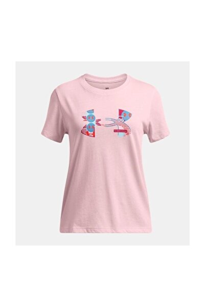 Under Armour Kids T-Shirt Big Logo Fill Ss 1389769-647 Size: XL