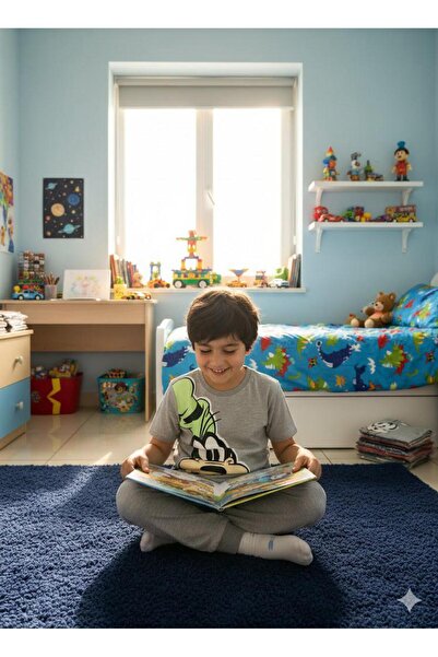 İpek Set pijamale cu mânecă scurtă pentru băieți bumbac 100% cu model Goofy