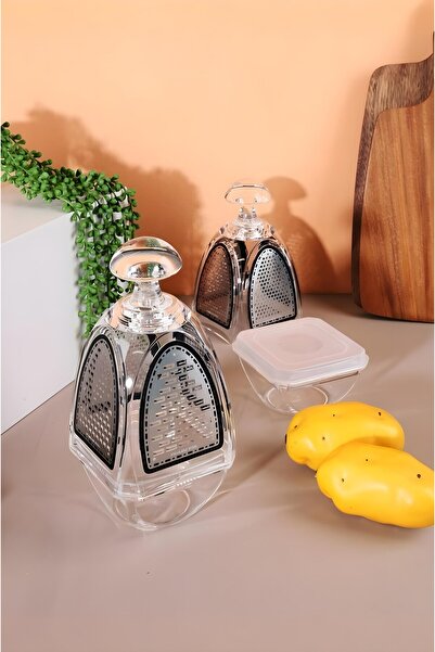 FeyzaDesign Akrilik Dörtgen Rende, Pratik ve Dayanıklı Mutfak Gereciği