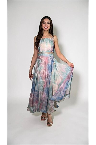 gmax Women's luxury dress, desert sunset