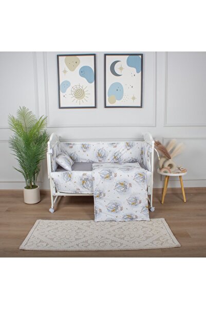 My Baby Baby crib mattress and crib bumpers, 7 pieces, Turkish Cotton