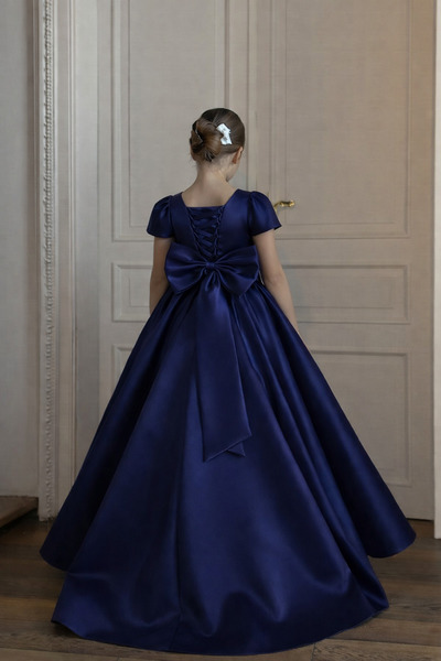 AseLKidsBoutique SATEN GELİNLİK ELBİSE KIZ ÇOCUK RAHAT