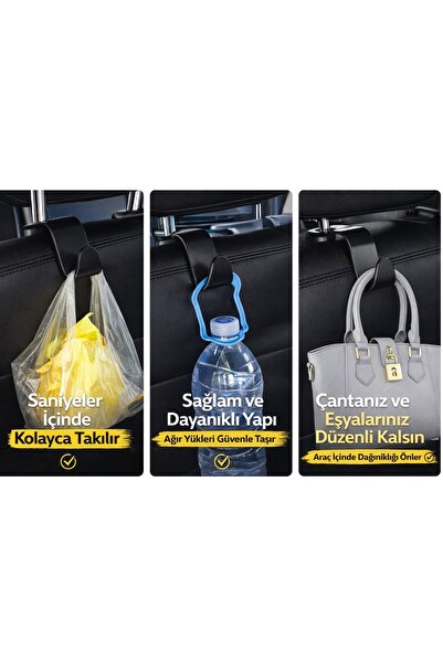 obrigado Set od 4 držača za naslon autosjedalice Torba – praktičan organizato...