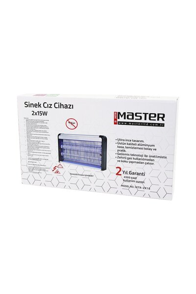 Greathings MASTER MTR-2X15 APARAT DE ERADICAȚIE A MUCILOR ZBĂRĂTORI DE MUȘTE ...