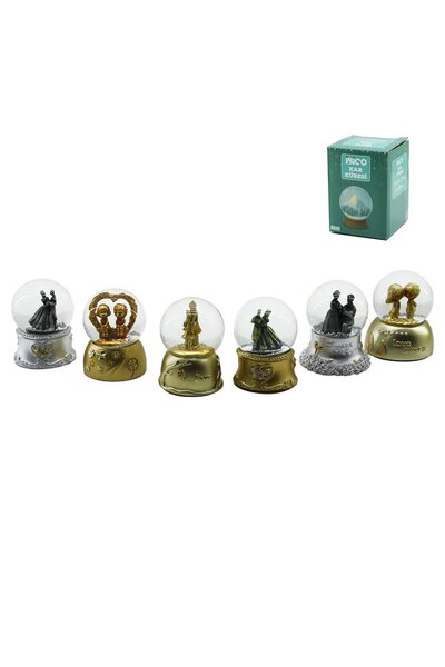 Greathings İBİCO İ12-079 ( KÜÇÜK BOY & 6.5CM ) ( PİLLİ & IŞIKLI ) KAR KÜRESİ ...