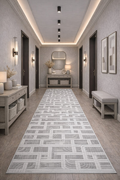 Babil Home Non-Slip Sole Units Rug Cutting Runner Rug Living Room Hallway Kit...