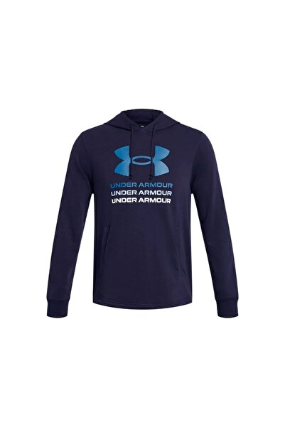 Under Armour Men's Rival Terry Graphic Hoodie 1386047-410 Size: L