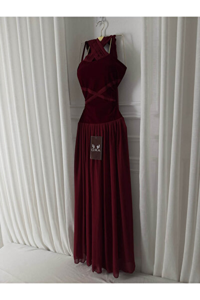 Ora Velvet evening dress