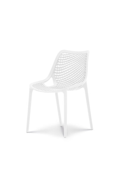 REXA R Premium Patio Chair – White Plastic – VC1302