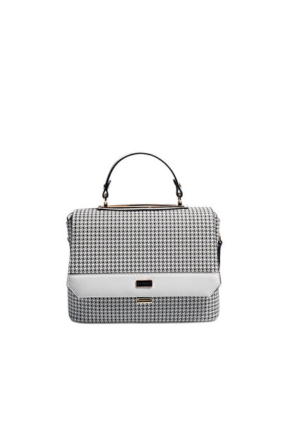 Silver Polo Silver & polo sp838 women's crossbody bag houndstooth plaid black...