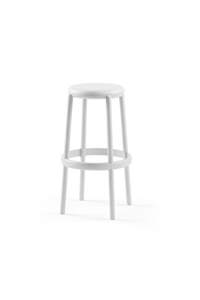 Tilia Duo Polipropilen Bar Taburesi 75 cm Soğuk Gri - Mutfak, Kafe, Restoran,...
