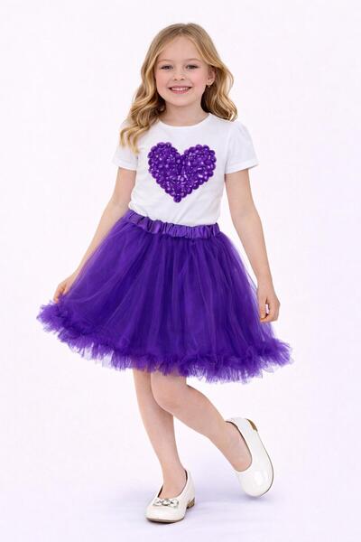 Nacar 23 Nisan 29 Ekim Gösteri Kıyafeti Kız Çocuk Modeli Etek Takımı