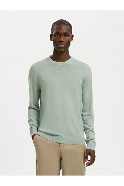 SELECTED Pullover mit Rundhalsausschnitt 100% Merinowoll