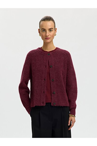 SELECTED Strickjacke Wollmix