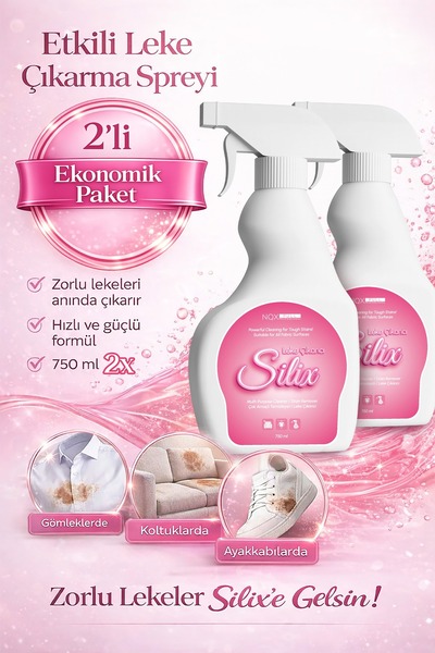 NQX PULL PROFESSIONAL Leke Çıkarıcı SİLİX Sprey Çok Amaçlı Temizleyici Yağ, Ç...