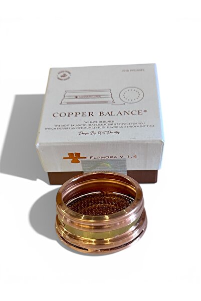 COPPER NARGİLE BALANCE BAKIR LOTUS