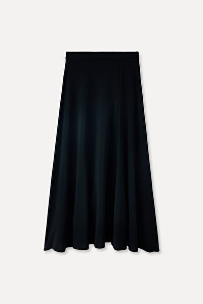 Mudo BELİ LASTİKLİ KLOŞ MİDİ ETEK