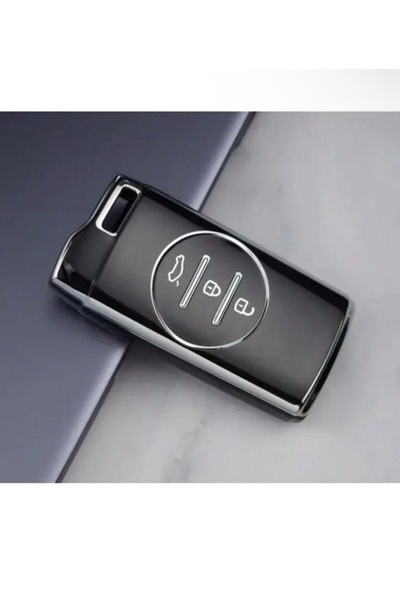 CİHAN GROUP Chery Tiggo 7 Key Protection Case Black/Chrome Please Check the S...