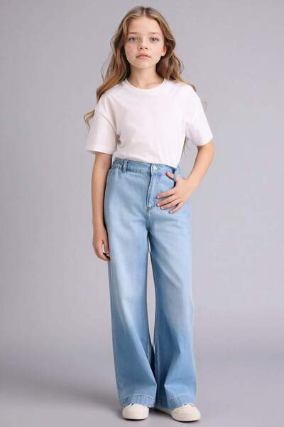 DeFacto Pantaloni Relax Fit Jean pentru fete G0304A826SM