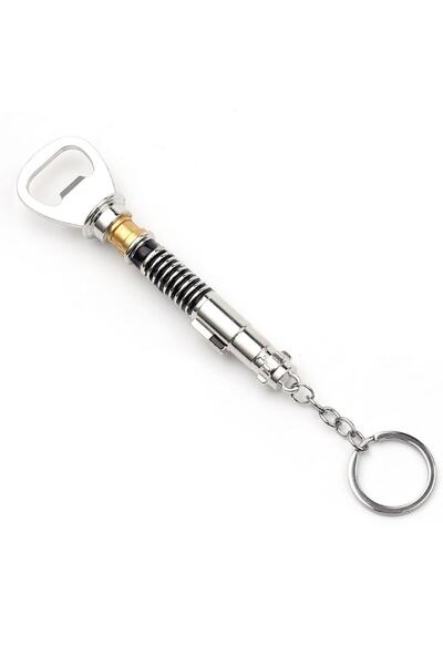 FeyzaDesign Metal Star Wars Işın Kılıcı Şişe Kapağı Açacağı Koleksiyon Parçası