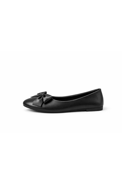 ZARICH Bowa Women's Daily Ribbon Detailed Round Toe Stylish Ballerinas