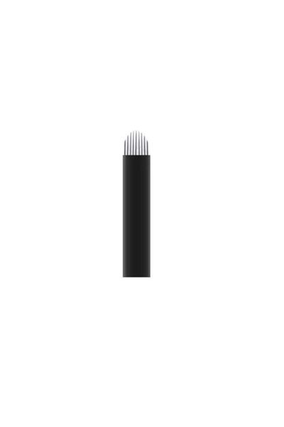 Generic Brand Set de 10 ace pentru machiaj permanent Microblading U
