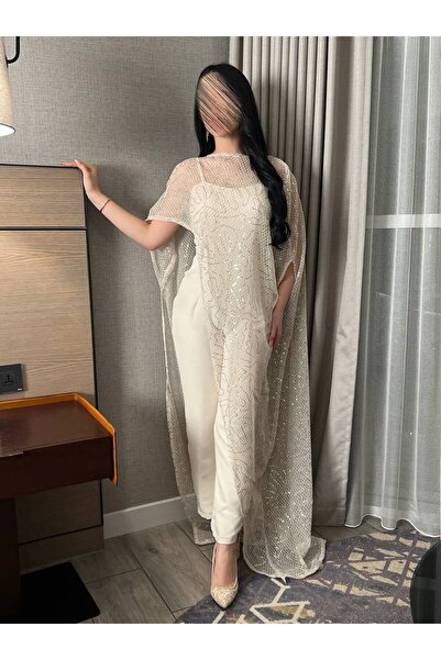 SAHRA-TALA luxurious off-white jumpsuit