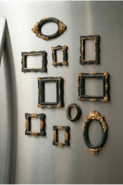 Aşk Müzesi Buzdolabı Magnet Vintage Çerçeve Seti