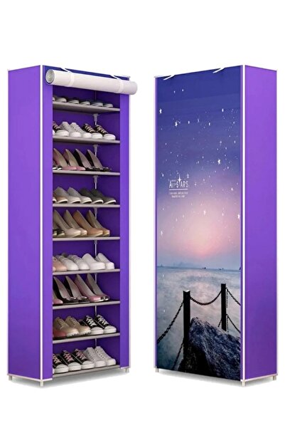 Generic 10 shelves cloth boot cabinet