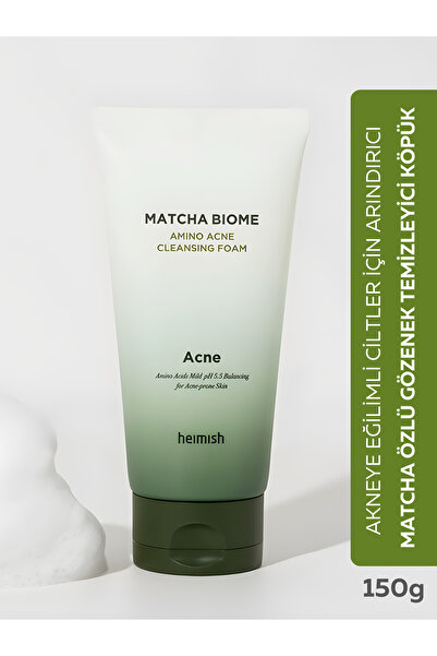 Heimish Matcha Özlü Akne Karşıtı Gözenek Temizleyici Köpük Matcha Biome Amino...