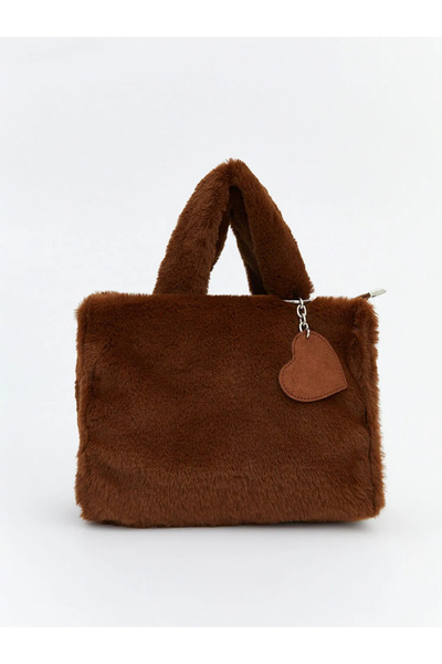 LC Waikiki Lcw Accessories Ecru Plush Women's Handbag