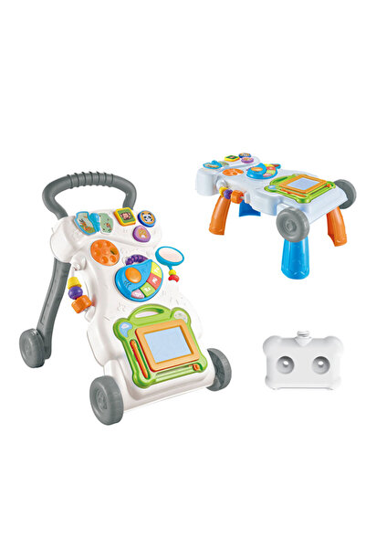 KidLe Multi-Function Baby Walker, Sit-to-Stand Learning Walker with Activity ...