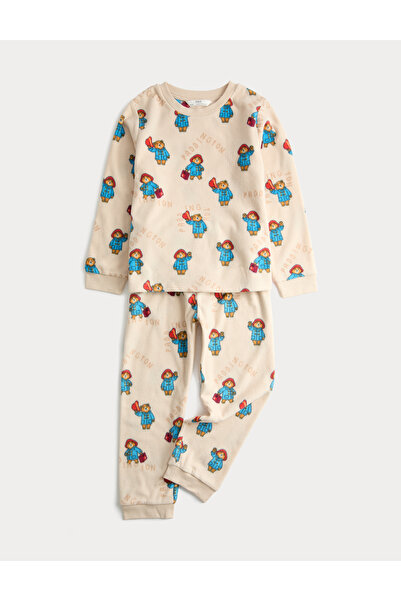 Marks & Spencer Polar Paddington Desenli Pijama Takımı (1-8 Yaş)