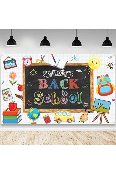 Arabest 8x6ft Back to School Backdrop, Preschool Kindergarten Classroom Party...