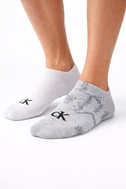 Calvin Klein مجموعة من 2 جوارب رجالية مريحة من سي كيه