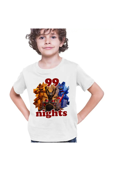 OEM Tricou Copii Baieti 99 Nights Fnaf Freddy Roblox