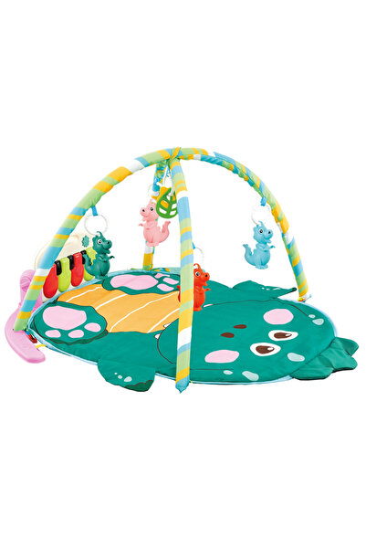KidLe سجادة أنشطة وقت الاستلقاء على البطن من بيبي بيم 2 في 1 مع موسيقى وألعاب...