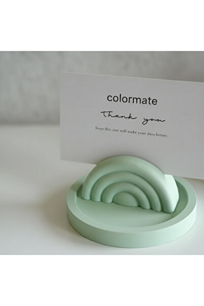 COLORMATE Yeşil Gökkuşağı Notluk, Fotoğraf Ve Kart Tutucu, Not Tutucu Düğün I...