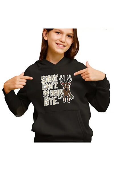 OEM Kids Girls' Sweatshirt 99 Nights Sorry Deer Roblox