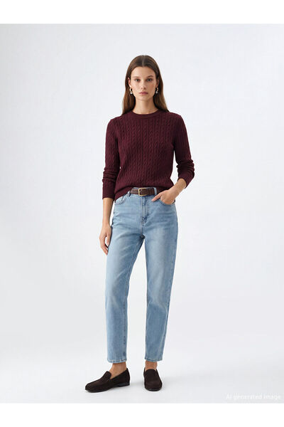 LC Waikiki Γυναικείο τζιν παντελόνι Özmarka New Season Mom Fit