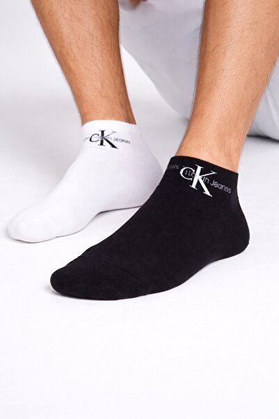 Calvin Klein ck 2 li paket comfort taban organik pamuklu erkek çorap