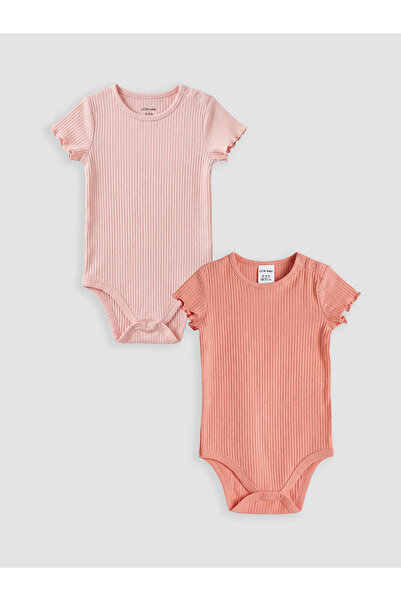 LC Waikiki مجموعة إلسيفا: بدلة من قطعتين للفتيات الصغيرات باللون الوردي مع يا...