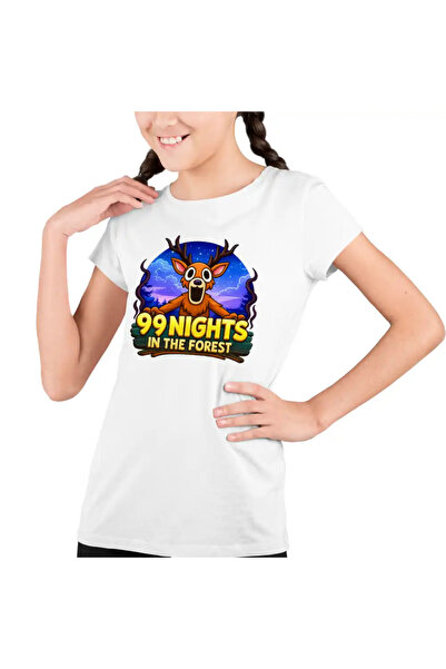 OEM Tricou Copii Fete 99 Nights Padure Roblox