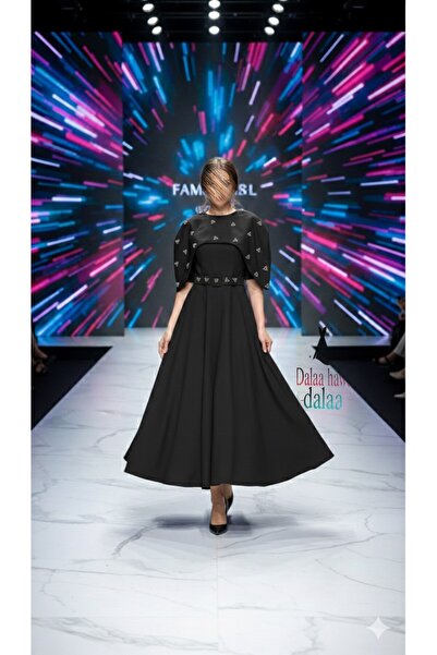 dalaa Soft two-piece Barbie midi dress